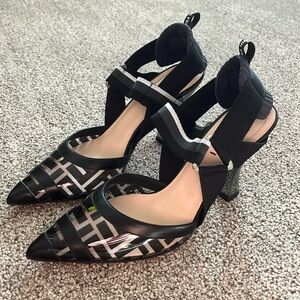 Fendi Colibri Transparent Pumps